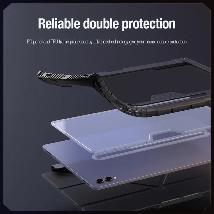 Nillkin Bumper Leather Case Pro case for Samsung Galaxy Tab S9 Ultra - black - Cell phone cases and covers<<<HurtelXML
