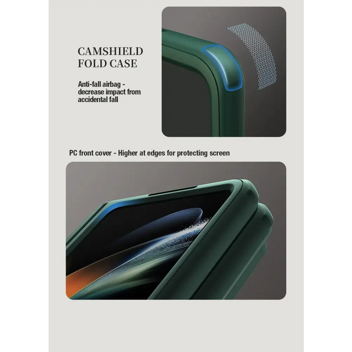 Nillkin CamShield Fold Case for Samsung Galaxy Z Fold 5 with additional stylus holder - black - Cell phone cases