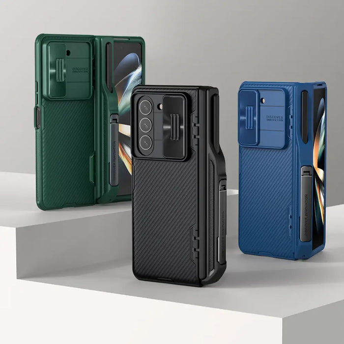 Nillkin CamShield Fold Case for Samsung Galaxy Z Fold 5 with additional stylus holder - black - Cell phone cases