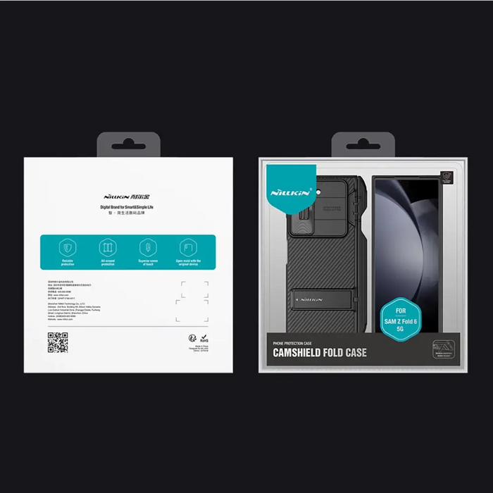 Nillkin CamShield Fold Case for Samsung Galaxy Z Fold 6 5G with Stylus Holder - Black - Cell phone cases