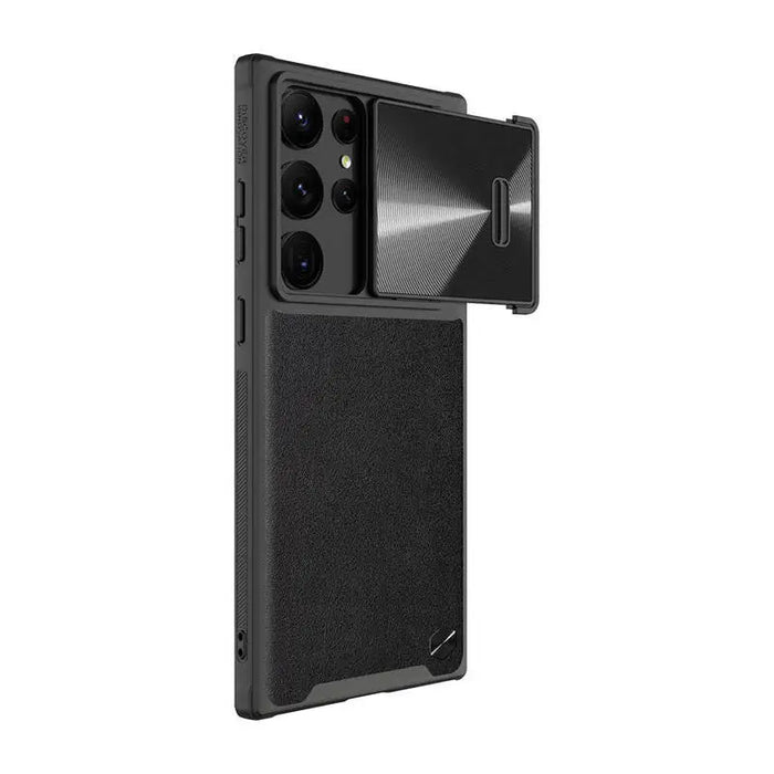 Nillkin CamShield Leather case for Samsung Galaxy S23 Ultra (black) - Protective cases for smartphones<<<Cases<<<GSM