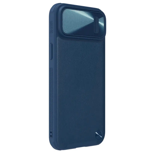 Nillkin CamShield Leather S Case iPhone 14 case cover with camera cover blue - Cell phone cases and covers<<<HurtelXML