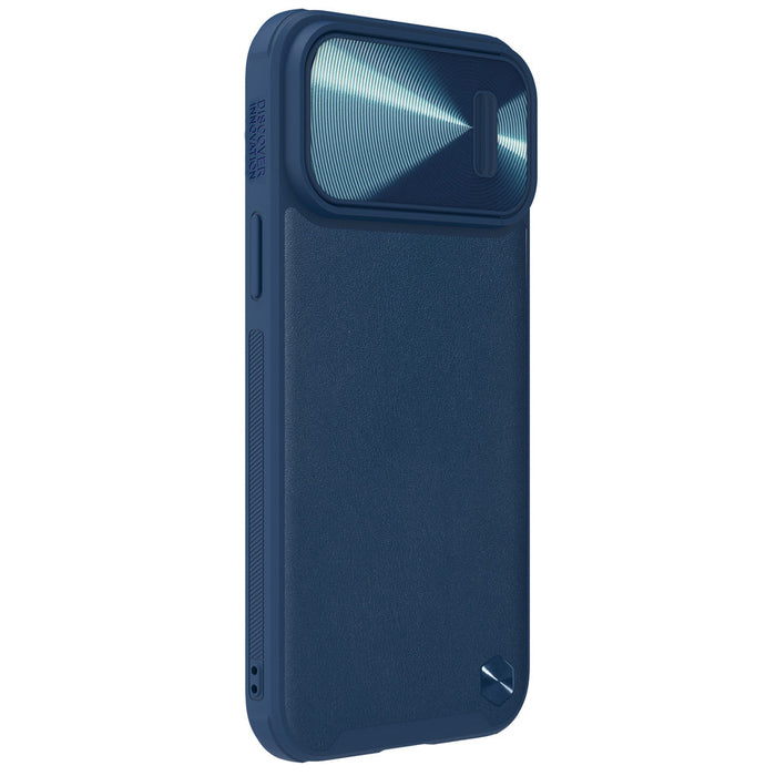 Nillkin CamShield Leather S Case iPhone 14 Pro case with camera cover blue - Cell phone cases and covers<<<HurtelXML