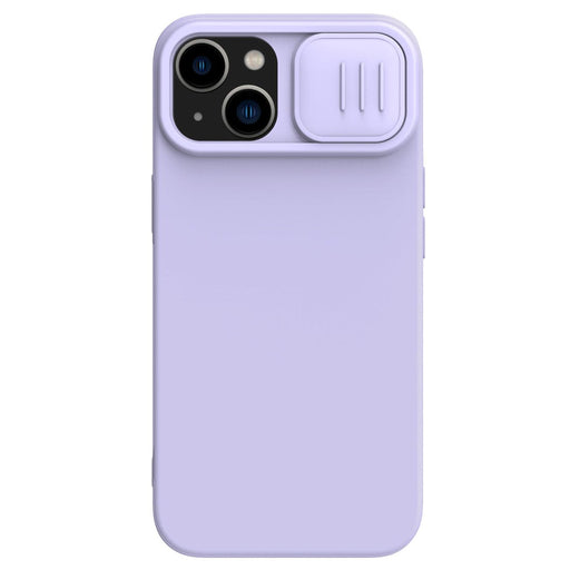 Nillkin CamShield Magnetic Silicone Case iPhone 14 Plus Magnetic MagSafe Camera Cover Purple - Cell phone cases
