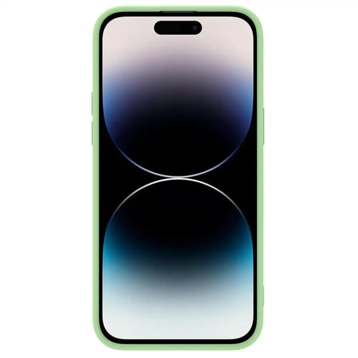 Nillkin CamShield Magnetic Silicone Case iPhone 14 Pro Magnetic MagSafe Cover with Camera Protector Green - Cell phone