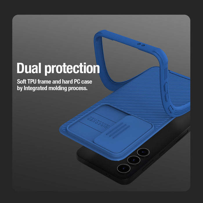 Nillkin CamShield Pro armored case with camera cover for Samsung Galaxy S24 - green - Cell phone cases