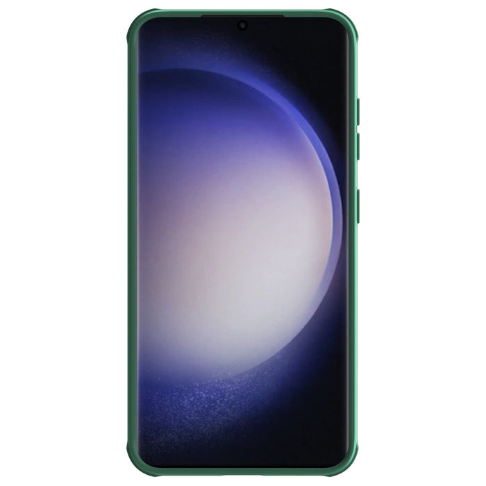 Nillkin CamShield Pro armored case with camera cover for Samsung Galaxy S24 - green - Cell phone cases