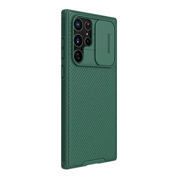 Nillkin CamShield Pro case for Samsung Galaxy S22 Ultra (deep green) - Protective cases for smartphones<<<Cases<<<GSM