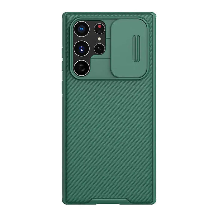 Nillkin CamShield Pro case for Samsung Galaxy S22 Ultra (deep green) - Protective cases for smartphones<<<Cases<<<GSM