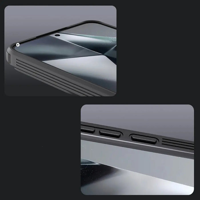 Nillkin CamShield Pro Case for Samsung Galaxy S25 with Camera Cover - Black - Cell phone cases and covers<<<HurtelXML