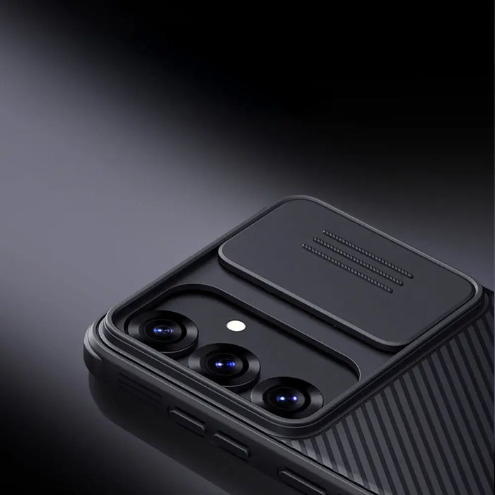 Nillkin CamShield Pro Case for Samsung Galaxy S25 with Camera Cover - Black - Cell phone cases and covers<<<HurtelXML