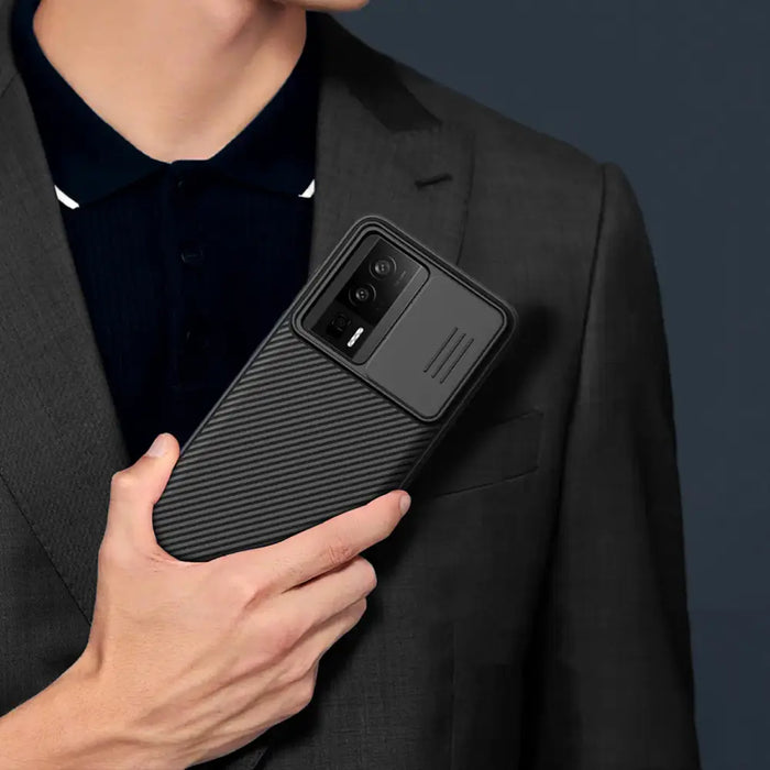 Nillkin CamShield Pro Case for Xiaomi Redmi K60 / K60 Pro / Poco F5 Pro - Black - Cell phone cases