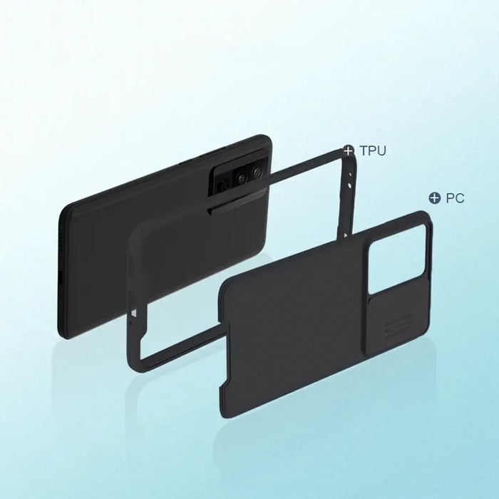 Nillkin CamShield Pro Case for Xiaomi Redmi K60 / K60 Pro / Poco F5 Pro - Black - Cell phone cases
