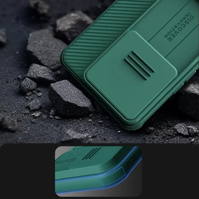 Nillkin CamShield Pro Case for Xiaomi Redmi Note 13 Pro 5G / Poco X6 5G - green - Cell phone cases