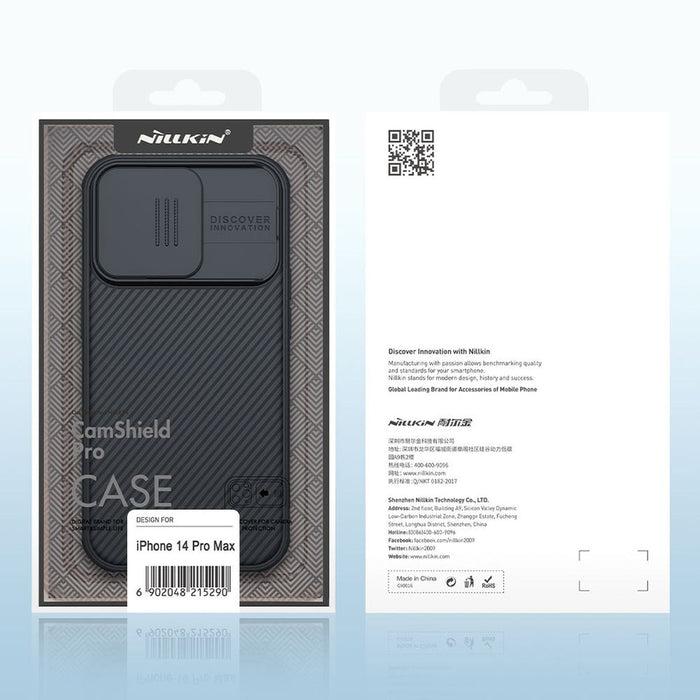 Nillkin CamShield Pro Case iPhone 14 Pro Max Armored Cover Camera Protector Green - Cell phone cases