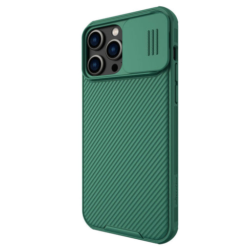 Nillkin CamShield Pro Case iPhone 14 Pro Max Armored Cover Camera Protector Green - Cell phone cases