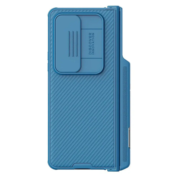 Nillkin CamShield Pro Case (suit) case for Samsung Galaxy Z Fold 4 cover with camera cover stand blue - Cell phone
