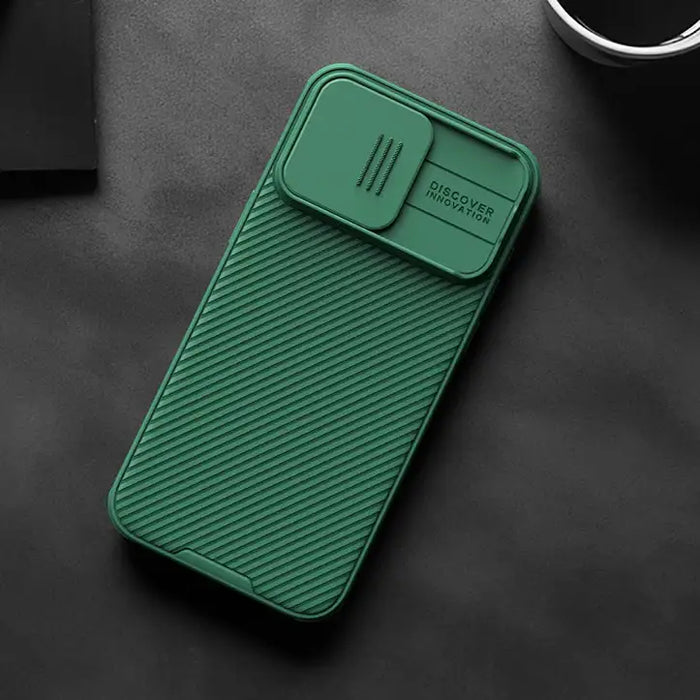 Nillkin CamShield Pro Magnetic Case for iPhone 15 Pro Max with Camera Protector - Black - Cell phone cases