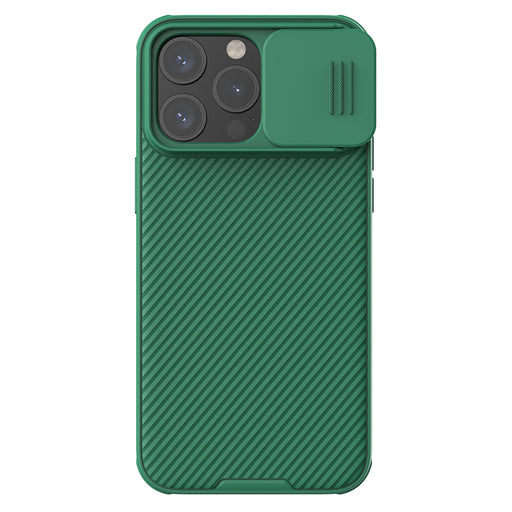Nillkin CamShield Pro Magnetic Case for iPhone 15 Pro Max with Camera Protector - Green - Cell phone cases