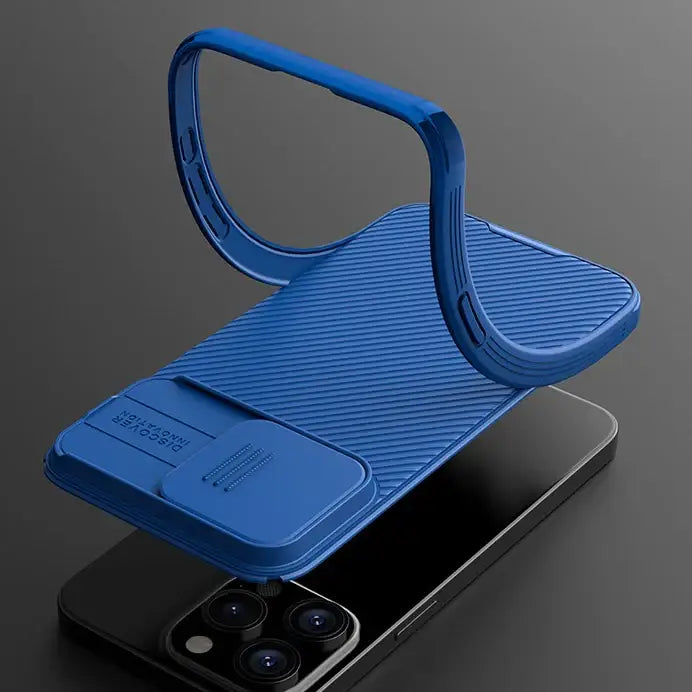 Nillkin CamShield Pro Magnetic Case for iPhone 15 Pro Max with Camera Protector - Black - Cell phone cases