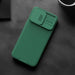 Nillkin CamShield Pro Magnetic Case for iPhone 15 with Camera Protector - Green - Cell phone cases