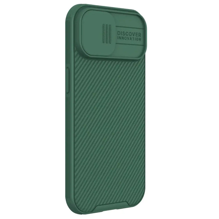 Nillkin CamShield Pro Magnetic Case for iPhone 15 with Camera Protector - Green - Cell phone cases