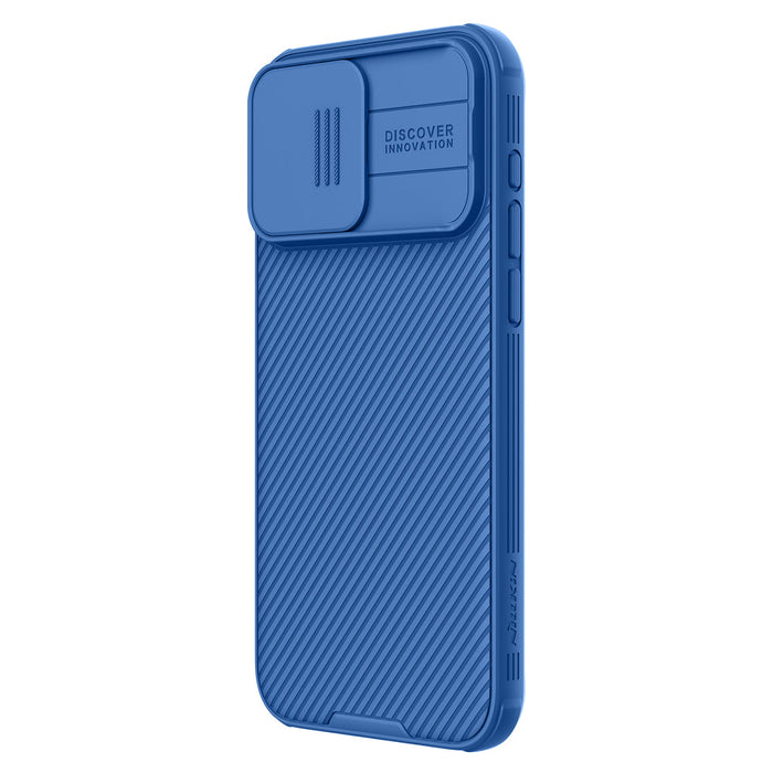 Nillkin CamShield Pro Magnetic Case for iPhone 15 Pro with Camera Protector - Blue - Cell phone cases