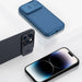 Nillkin CamShield Pro Magnetic Case iPhone 14 Pro Max Cover Camera Protector Blue (with MagSafe) - Cell phone cases