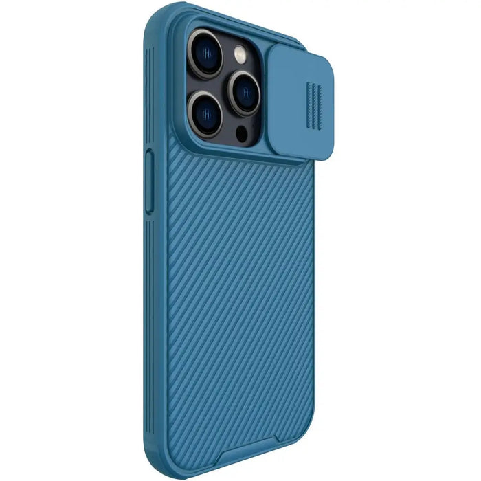 Nillkin CamShield Pro Magnetic Case iPhone 14 Pro Max Cover Camera Protector Blue (with MagSafe) - Cell phone cases