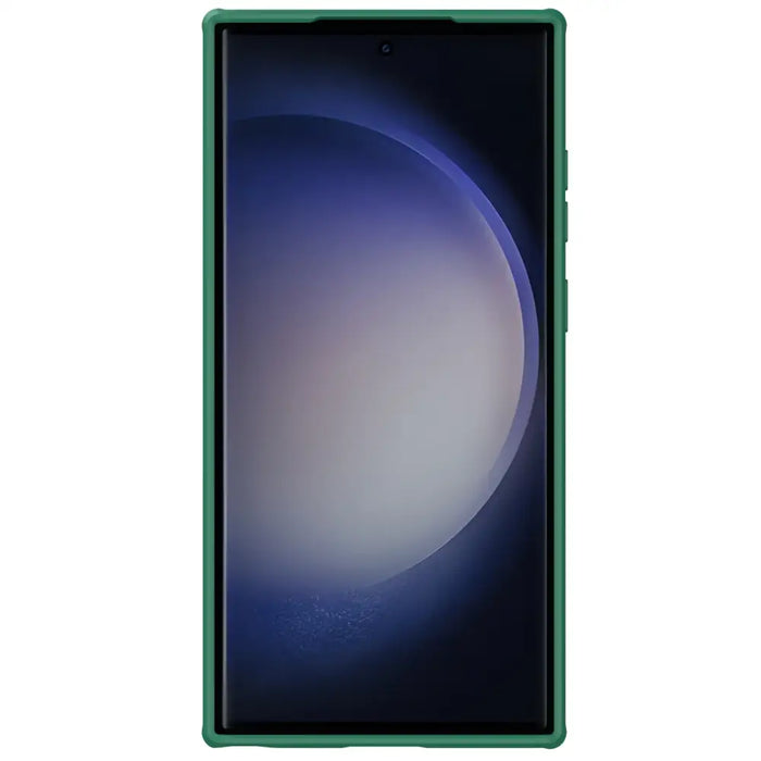 Nillkin CamShield S Case Samsung Galaxy S23 Ultra Armored Cover Camera Protector Green - Cell phone cases
