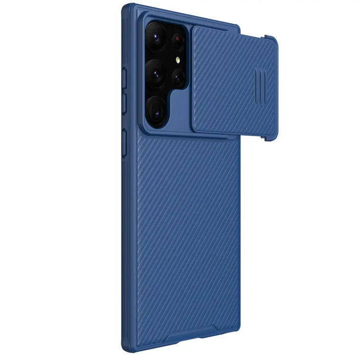 Nillkin CamShield S Case Samsung Galaxy S23 Ultra Armored Cover Camera Protector Blue - Cell phone cases
