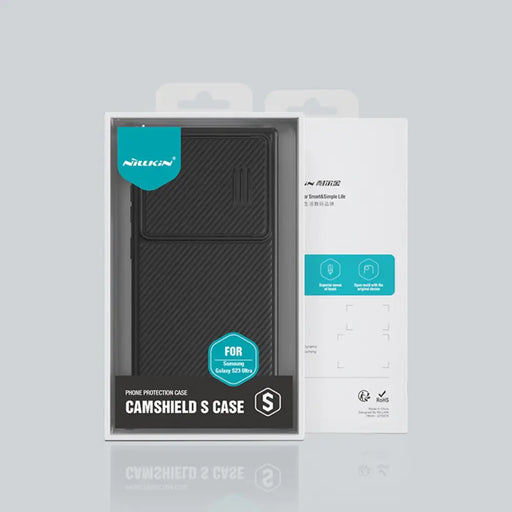 Nillkin CamShield S Case Samsung Galaxy S23 Ultra Armored Cover Camera Protector Blue - Cell phone cases
