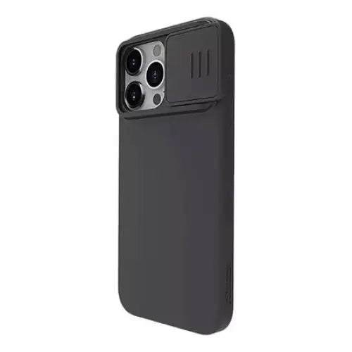 Nillkin CamShield Silky Silicone case for iPhone 15 Pro (classic black)) - Protective cases