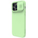 Nillkin CamShield Silky Silicone Case iPhone 14 Pro Max case with camera cover green - Cell phone cases