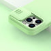 Nillkin CamShield Silky Silicone Case iPhone 14 Pro Max case with camera cover green - Cell phone cases