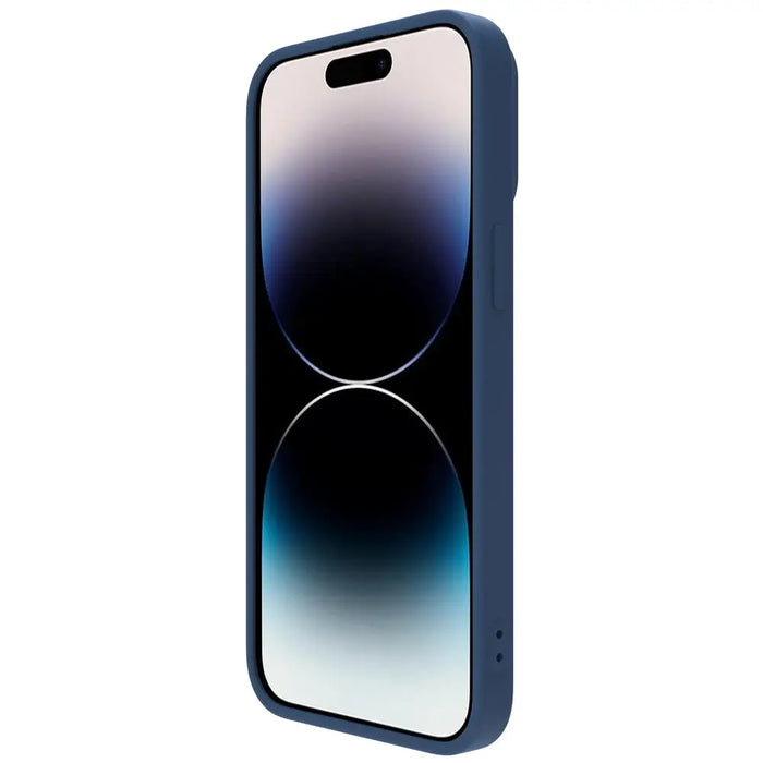 Nillkin CamShield Silky Silicone Case iPhone 14 Pro Case with Camera Protector Blue - Cell phone cases