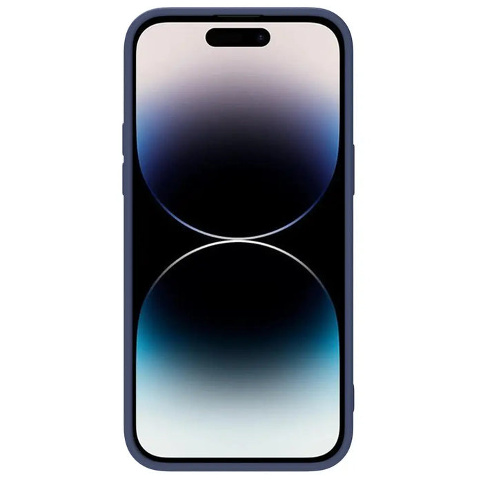 Nillkin CamShield Silky Silicone Case iPhone 14 Pro Case with Camera Protector Blue - Cell phone cases