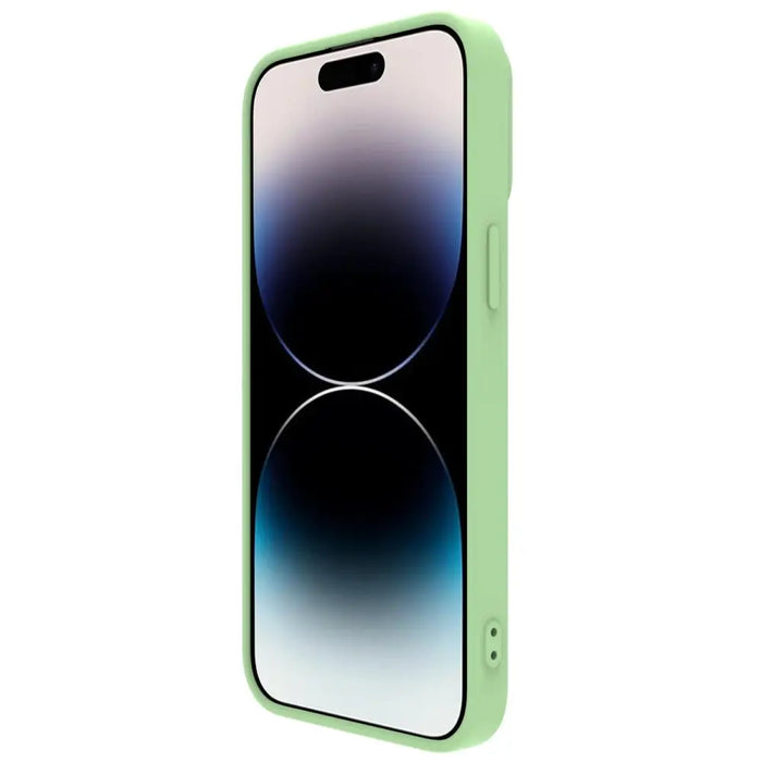 Nillkin CamShield Silky Silicone Case iPhone 14 Pro case with camera cover green - Cell phone cases