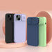 Nillkin CamShield Silky Silicone Case iPhone 14 Case with Camera Protector Black - Cell phone cases