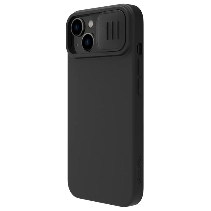 Nillkin CamShield Silky Silicone Case iPhone 14 Case with Camera Protector Black - Cell phone cases