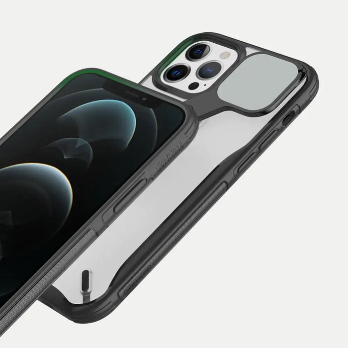 Nillkin Cyclops Case durable case with camera cover and foldable stand for iPhone 13 Pro blue - Cell phone cases