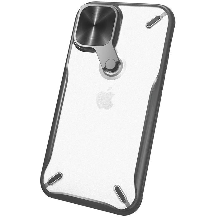 Nillkin Cyclops Case durable case with camera cover and foldable stand for iPhone 13 Pro Max black - Cell phone cases