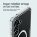 Nillkin Nature Pro armored case with a magnetic ring for Samsung Galaxy S24 - white - Cell phone cases