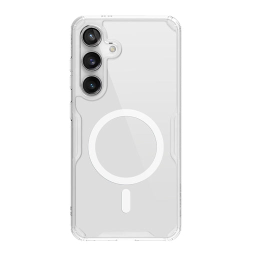 Nillkin Nature Pro armored case with a magnetic ring for Samsung Galaxy S24+ - white - Cell phone cases