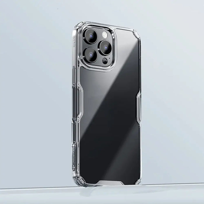 Nillkin Nature Pro Case for iPhone 16 Pro Max - transparent and white - Cell phone cases and covers<<<HurtelXML