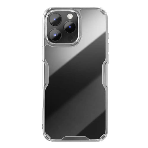Nillkin Nature Pro Case for iPhone 16 Pro Max - transparent and white - Cell phone cases and covers<<<HurtelXML