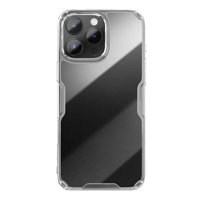Nillkin Nature Pro Case for iPhone 16 Pro - transparent and white - Cell phone cases and covers<<<HurtelXML