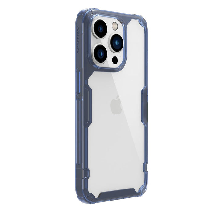 Nillkin Nature Pro case iPhone 14 Pro Max armored cover blue - Cell phone cases and covers<<<HurtelXML