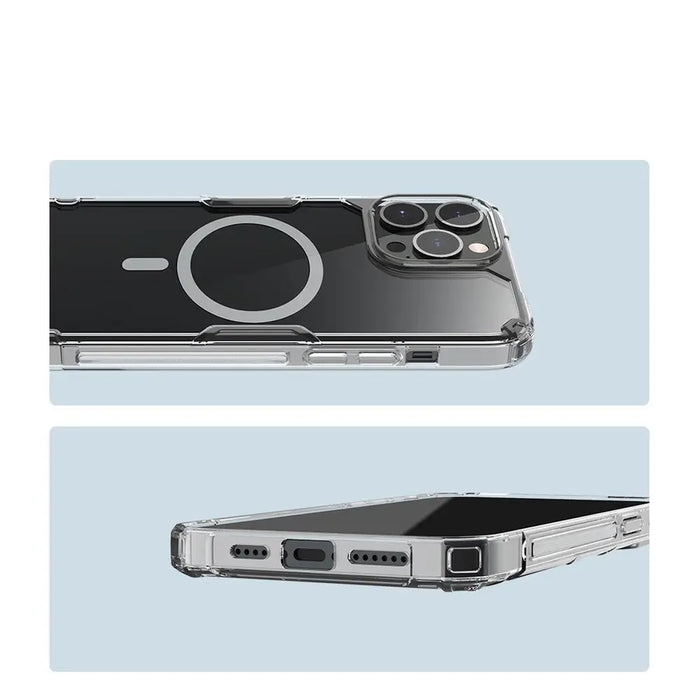Nillkin Nature Pro Magnetic Case iPhone 14 Pro Max magnetic case MagSafe blue - Cell phone cases and covers<<<HurtelXML