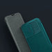 Nillkin Qin Cloth Pro Case Case for iPhone 14 Pro Camera Cover Holster Cover Flip Case Blue - Cell phone cases